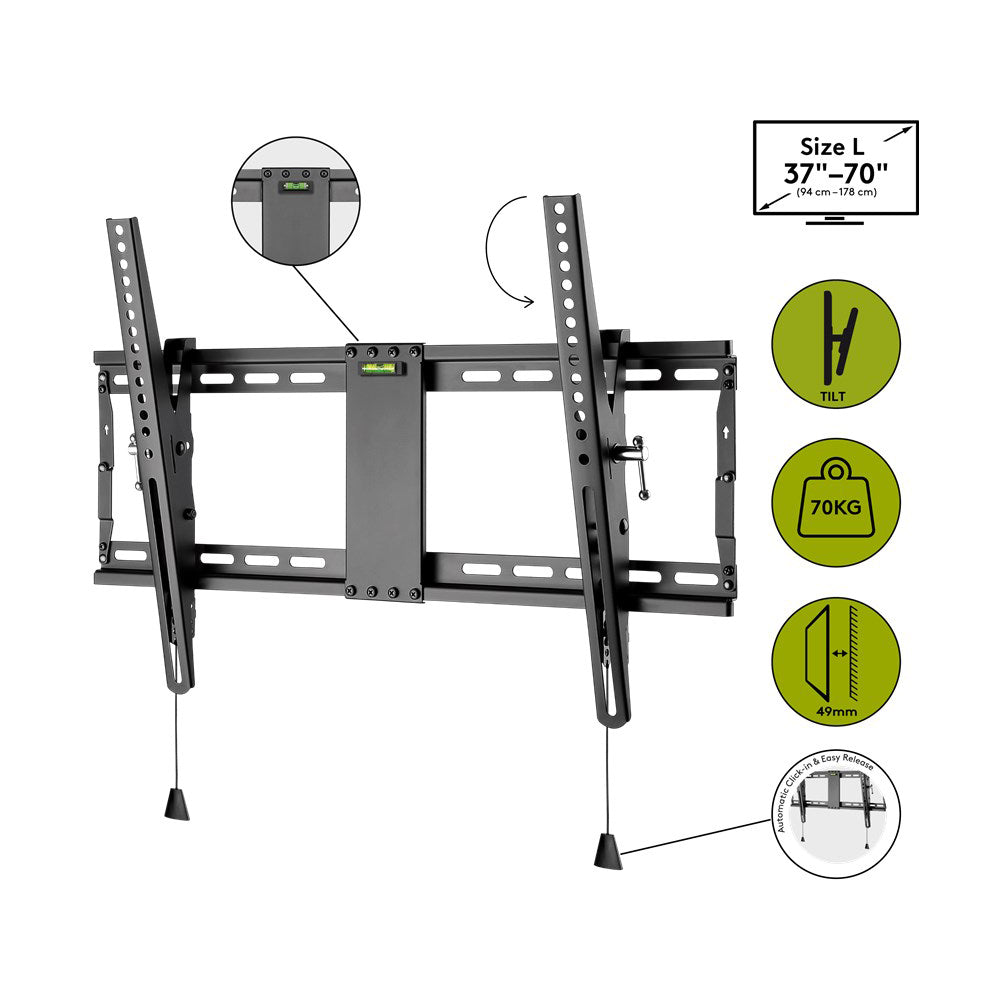 Goobay TV Wall Mount Pro TILT (L) for TVs from 37" to 70" up to 70 kg
