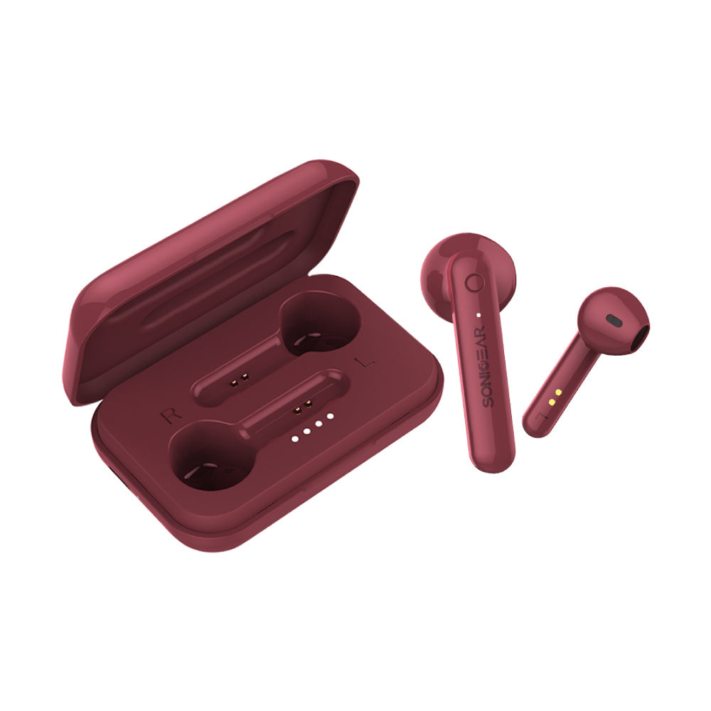 SonicGear Earpump TWS 3+ Bluetooth Earphones - Red