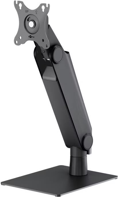 Goobay Freestanding Single Monitor Mount from 17" to 32"