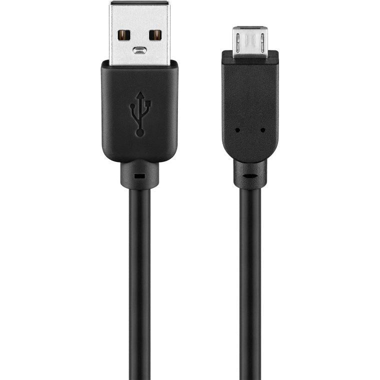 Goobay USB 2.0 Male A to Micro B Hi-Speed 1.8m Cable - Black