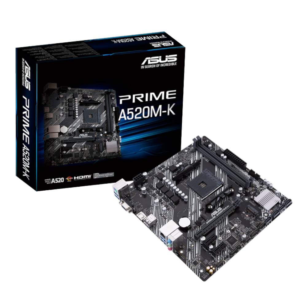 Asus PRIME A520M-K AM4 M-ATX Motherboard