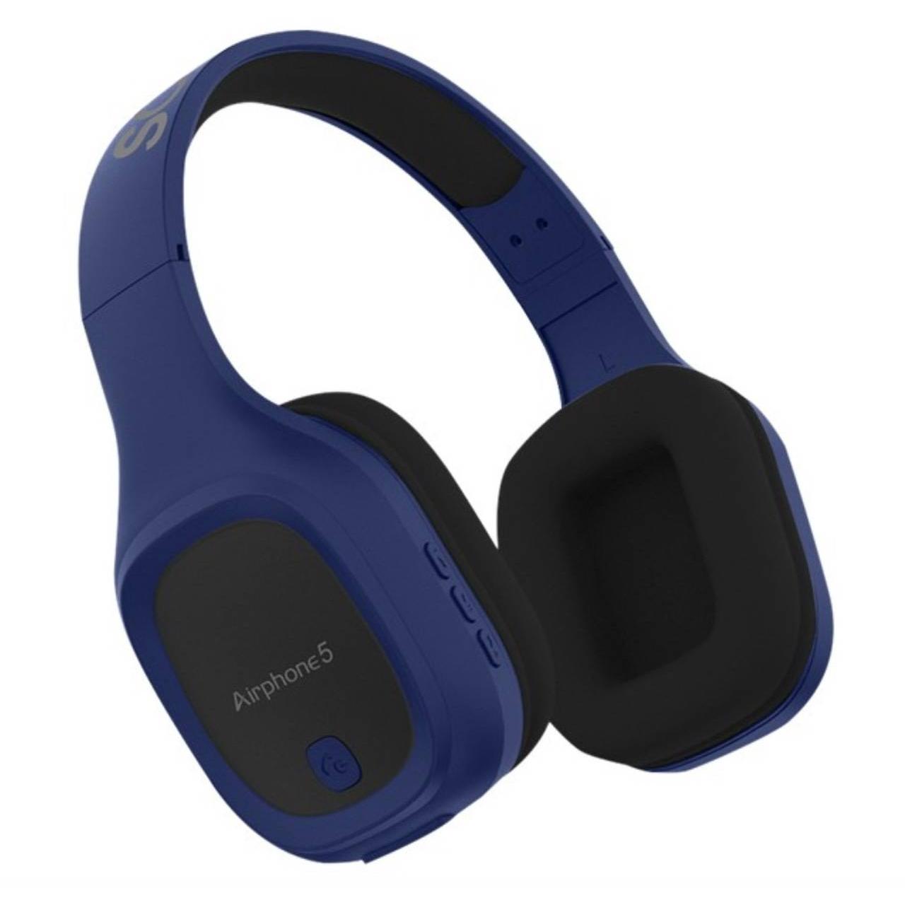 SonicGear Airphone 5 Bluetooth Headphones - Black/Deep Blue