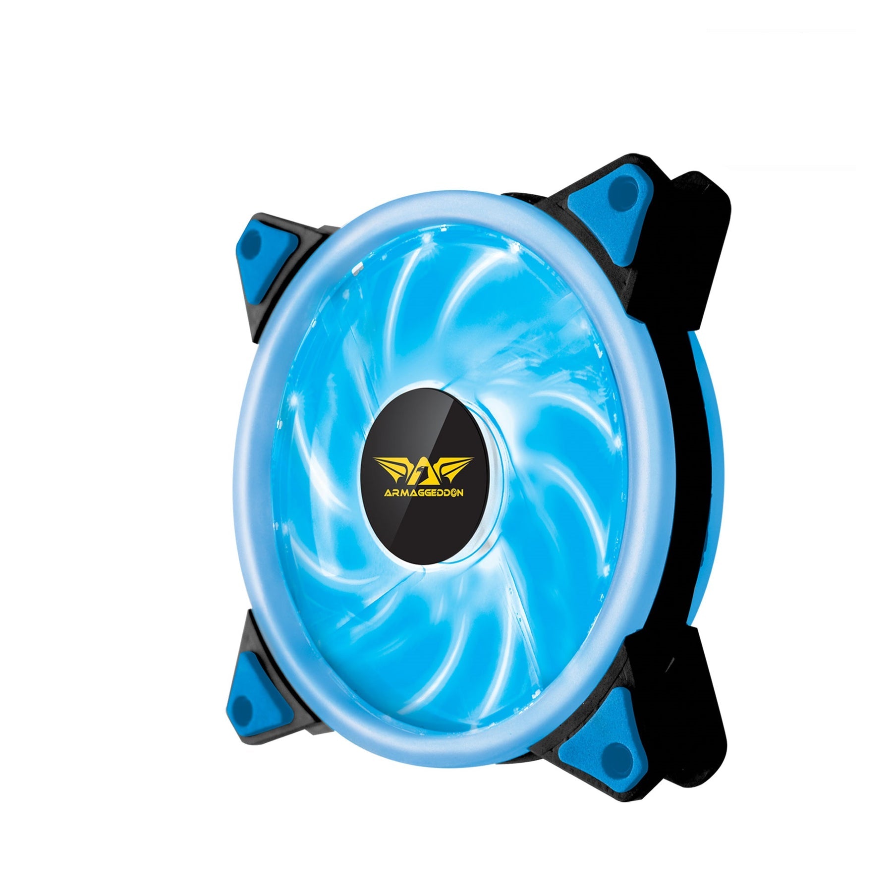 Armaggeddon Azure Dual Saber 120mm PC Case Fan - Blue LED