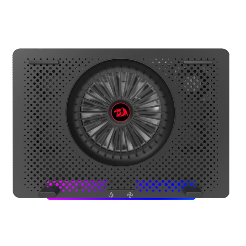 Redragon Dual USB 5 Fan RGB Gaming Notebook Stand