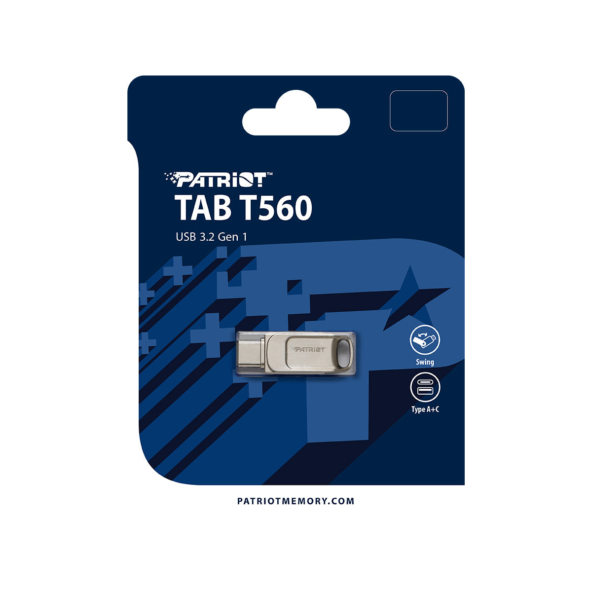 Patriot TAB T560 128GB USB 3.2 OTG Flash Drive