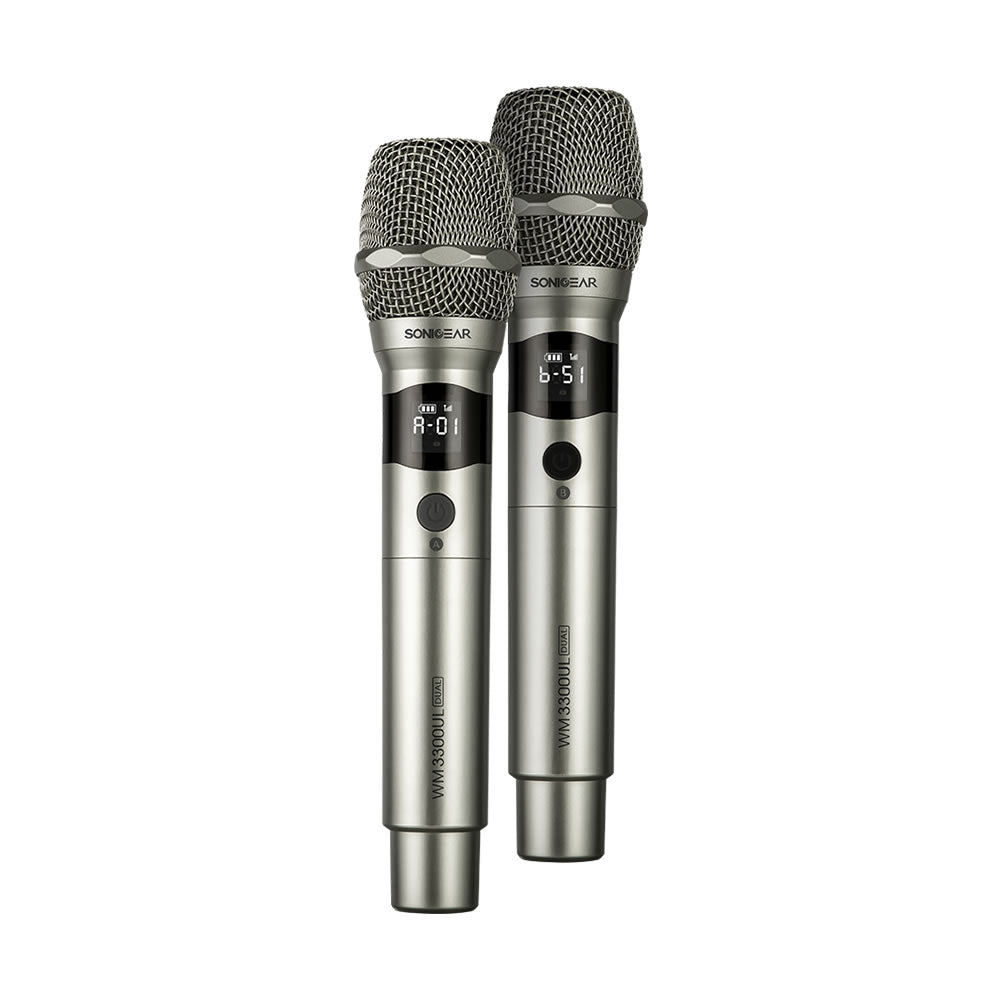 SonicGear WM 3300 UL Dual Professional UHF Wireless Microphone