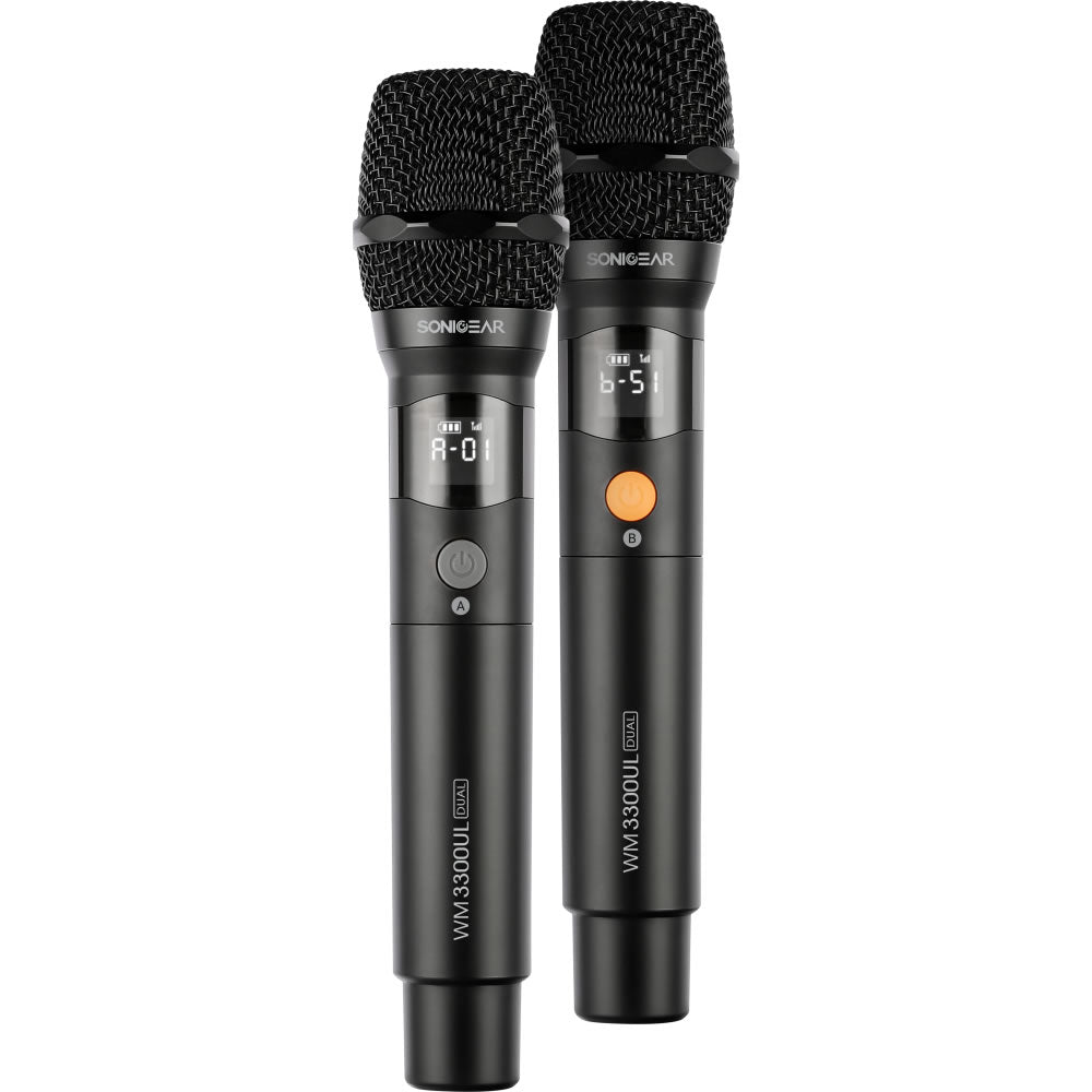 SonicGear WM 3300 UL Dual Professional UHF Wireless Microphone