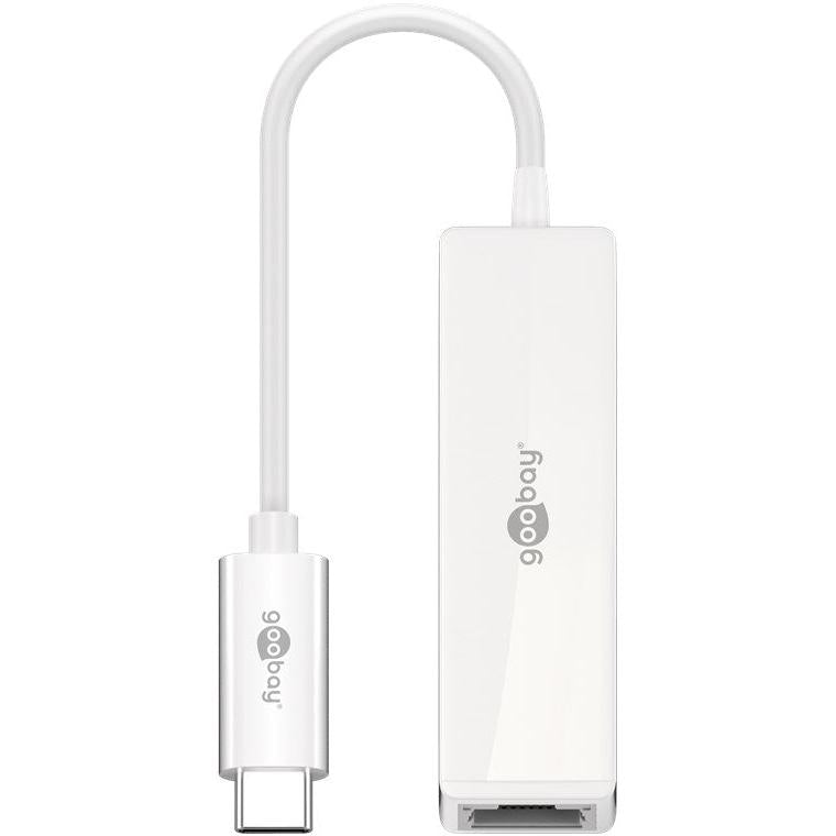 Goobay USB-C to RJ45 Adapter - White