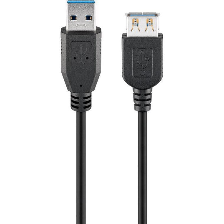 Goobay USB 3.0 SuperSpeed Extension 5m Cable - Black