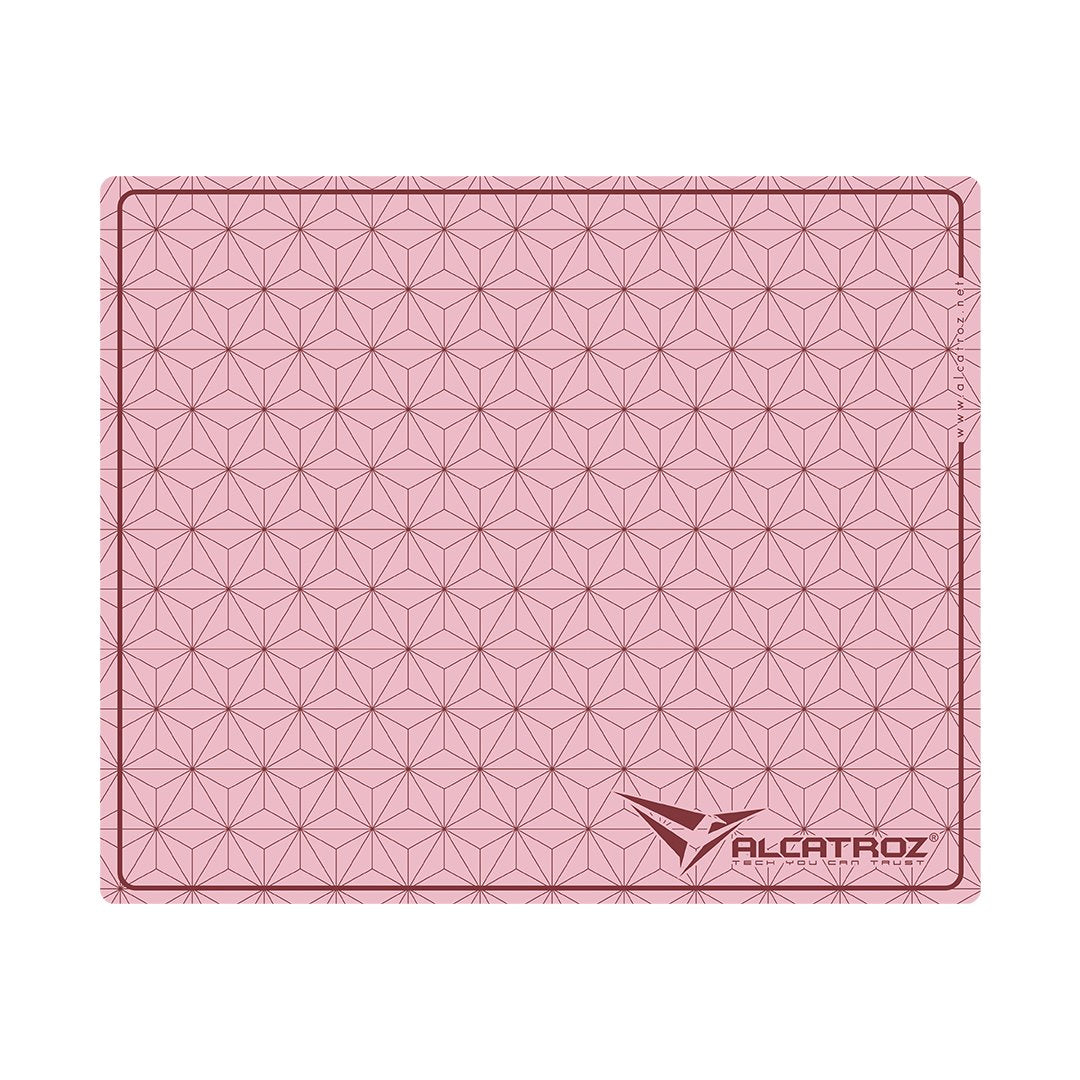 Alcatroz Mouse Mat - Asanoha Pink
