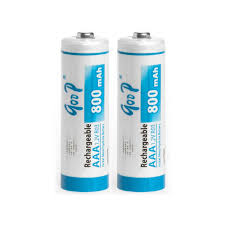 GooP AAx2 800mAh Rechargeable Batteries