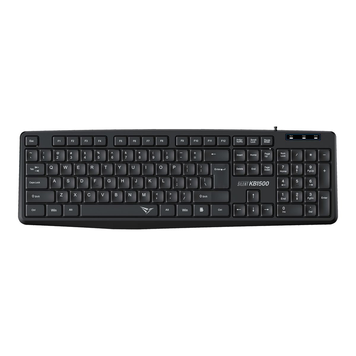 Alcatroz Silent KB1500 USB Wired Keyboard