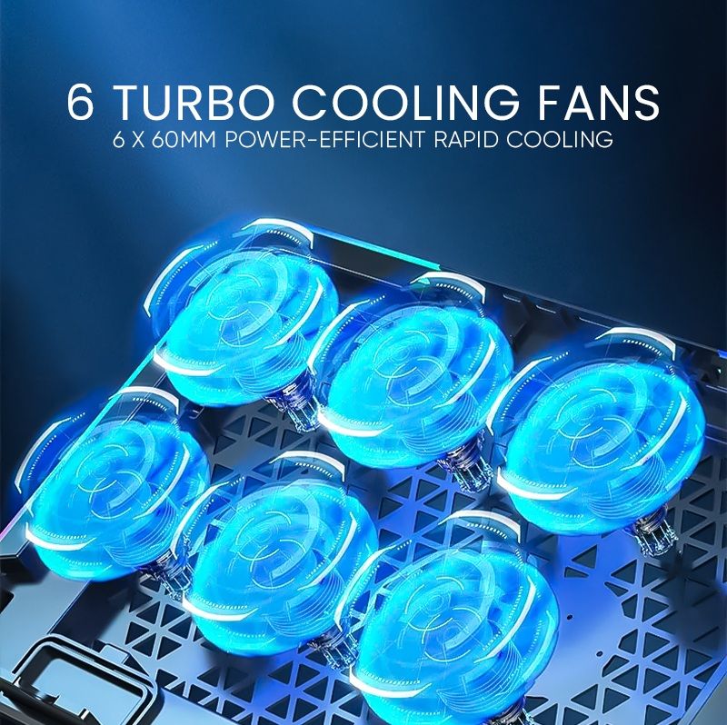 Alcatroz Vendaval S6 RGB Notebook Cooler