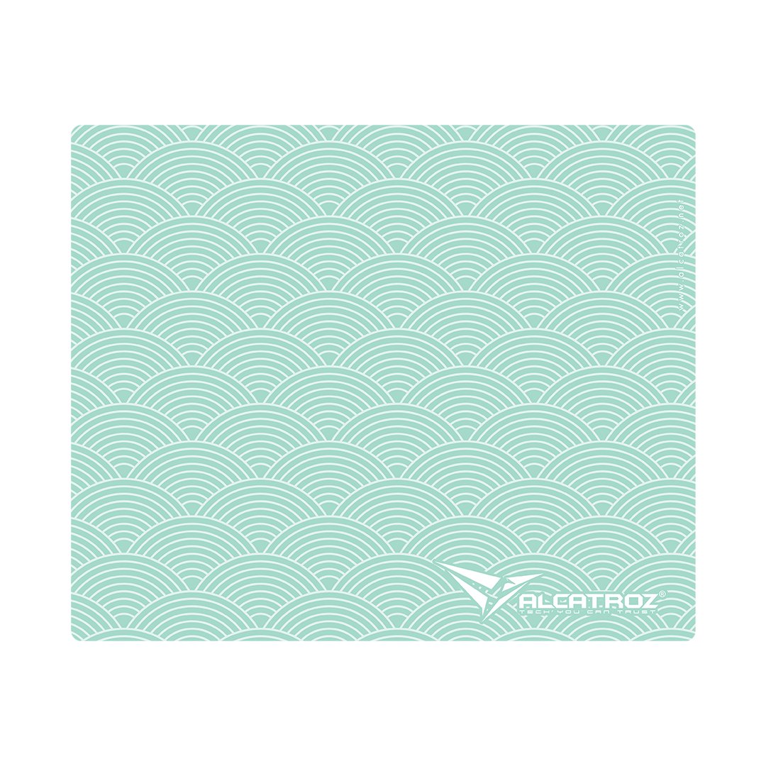 Alcatroz Mouse Mat - Seigaiha Mint